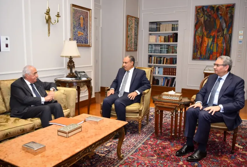 وزير الخارجية يستقبل مسئولي غرفة التجارة الأمريكية في القاهرة