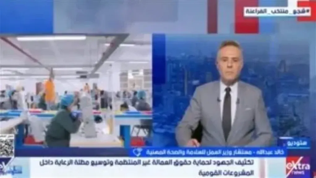 مستشار وزير العمل: مبادرة ”سلامتك تهمنا” تستهدف حماية عمال المشروعات