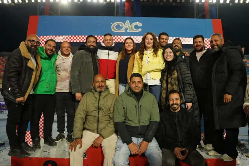 كندة علوش تنتهي من تصوير «ابن النصابة» في ستاد القاهرة.. صور