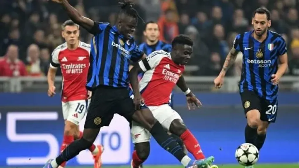 التشكيل المتوقع لقمة آرسنال وإنترميلان في دوري أبطال أوروبا