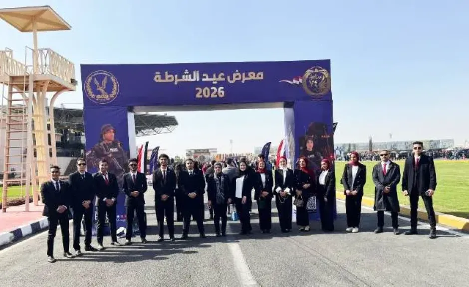 ضمن احتفالات عيد الشرطة.. وفد جامعة العاصمة يشارك في معرض التقنيات الحديثة