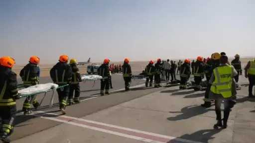 وزارة الطيران تنفّذ تجربة طوارئ موسعة لتعزيز جاهزية الطوارئ بمنظومة النقل الجوي