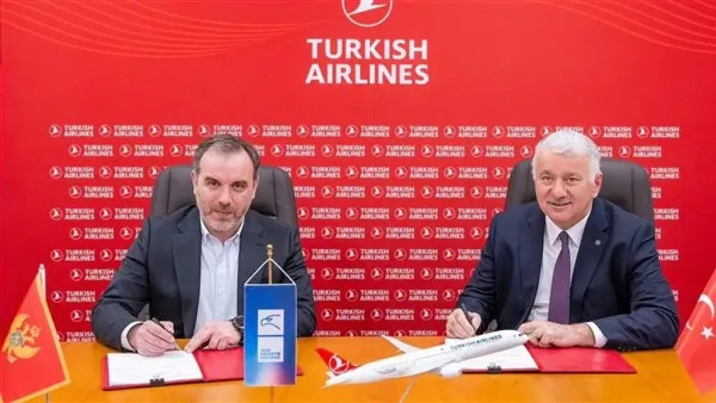 الخطوط الجوية التركية وإير مونتينيغرو يوقعان اتفاقية شراكة بالرمز المشترك