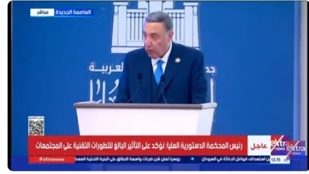 رئيس المحكمة الدستورية العليا: الذكاء الاصطناعي أداة ضرورية لتطوير العمل القضائي