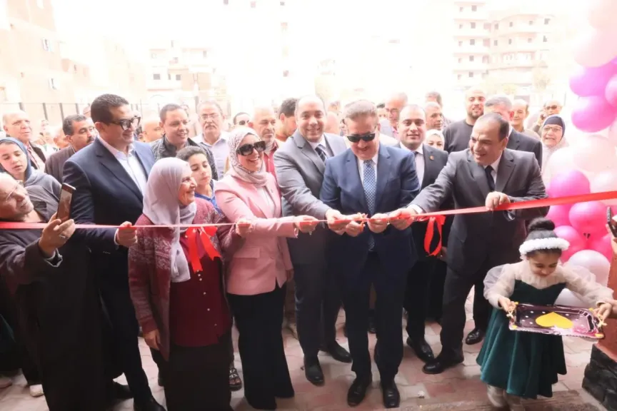 محافظ المنوفية يفتتح مجمع مدارس البتانون الجديد