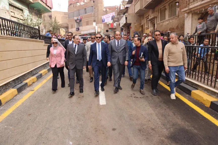 محافظ المنوفية يفتتح نفق البساتين بشبين الكوم بعد تطويره بالمشاركة المجتمعية