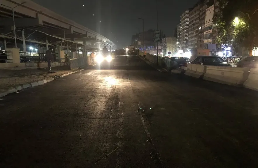 ​محافظ الجيزة يتابع أعمال تطوير مطلع كوبري أرض اللواء بالعجوزة