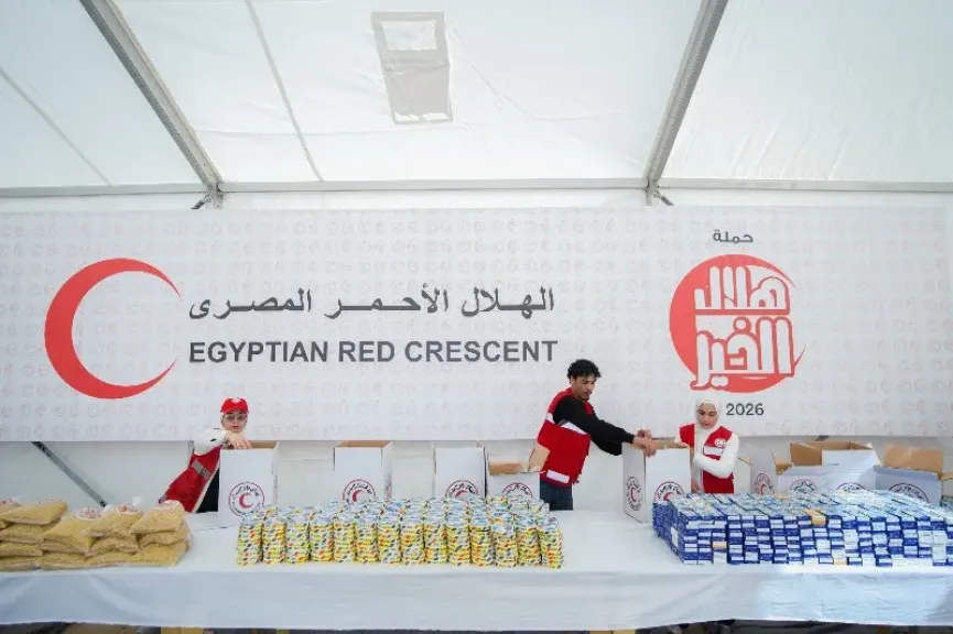 الهلال الأحمر المصري يُطلق حملة «هلال الخير» لدعم أهل غزة