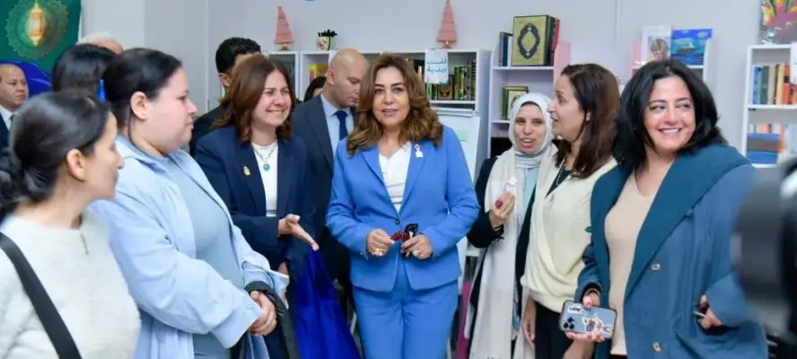 وزيرة التنمية المحلية والبيئة تتفقد مؤسسة ”بهية” للكشف المبكر وعلاج سرطان الثدي بالشيخ زايد
