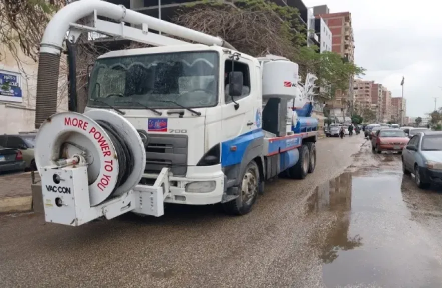 مياه القليوبية: رفع درجة الاستعداد القصوى لمواجهة موجة التقلبات الجوية