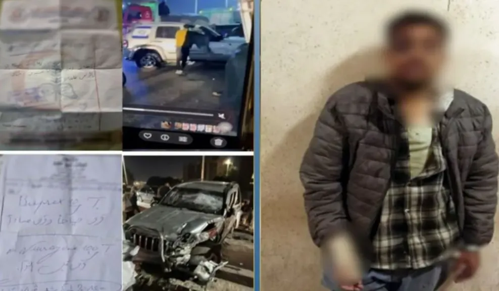 تجديد حبس المتهم بلصق علم إسرائيل على سيارته ودهس 6 أشخاص في كرداسة