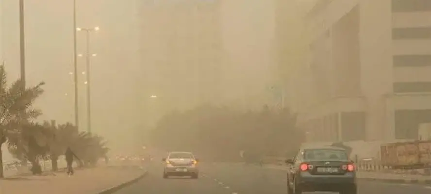 الأرصاد تكشف موعد تحسن موجة الأتربة التي تضرب البلاد