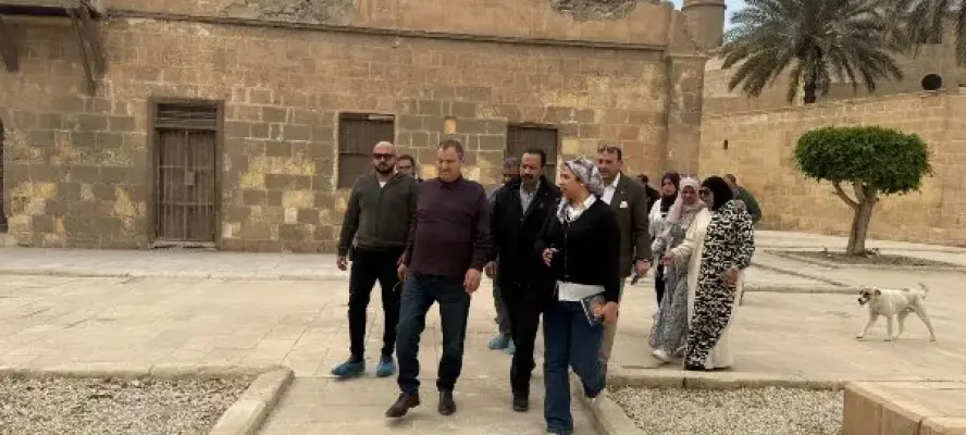 الأمين العام للمجلس الأعلى للآثار يتفقد مشروعات الترميم بقلعة صلاح الدين الأيوبي