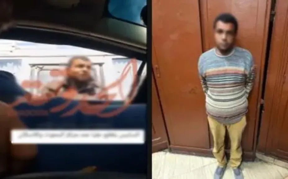 ضبط منادي سيارات بدون ترخيص في الجيزة