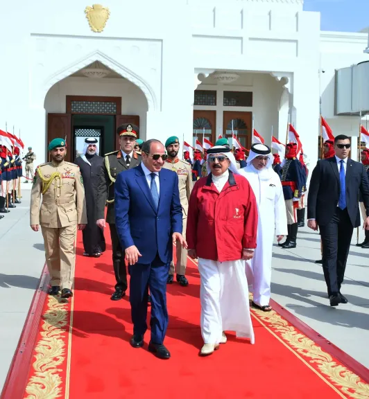 مجلس الوزراء البحريني يشيد بنتائج الاجتماع المشترك بين عاهل البحرين والرئيس السيسي