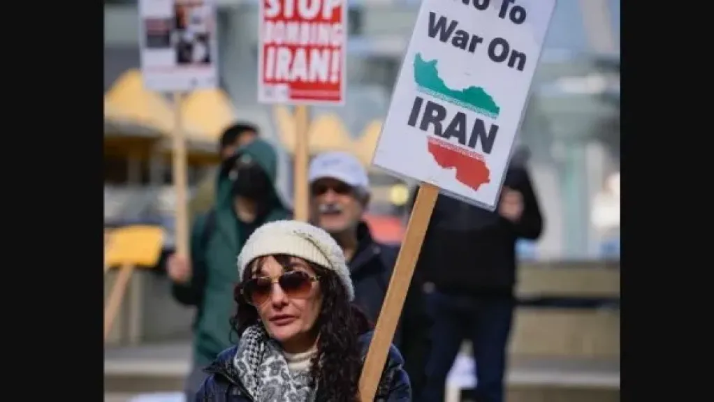 مظاهرات في كندا احتجاجاً على الهجمات الأمريكية الإسرائيلية على إيران