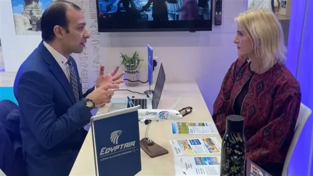 مصر للطيران تشارك في معرض ”Holiday World” بجمهورية التشيك
