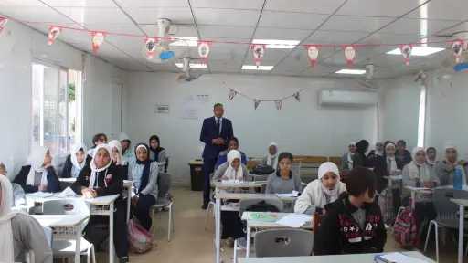 مدير تعليم الجيزة فى جولة مفاجئة بمدارس الهرم: برامج فورية لإنقاذ ضعاف القراءة