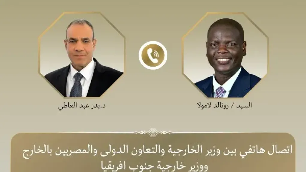 وزير الخارجية يبحث مع نظيره بجنوب أفريقيا التطورات في لبنان وغزة وخفض التصعيد