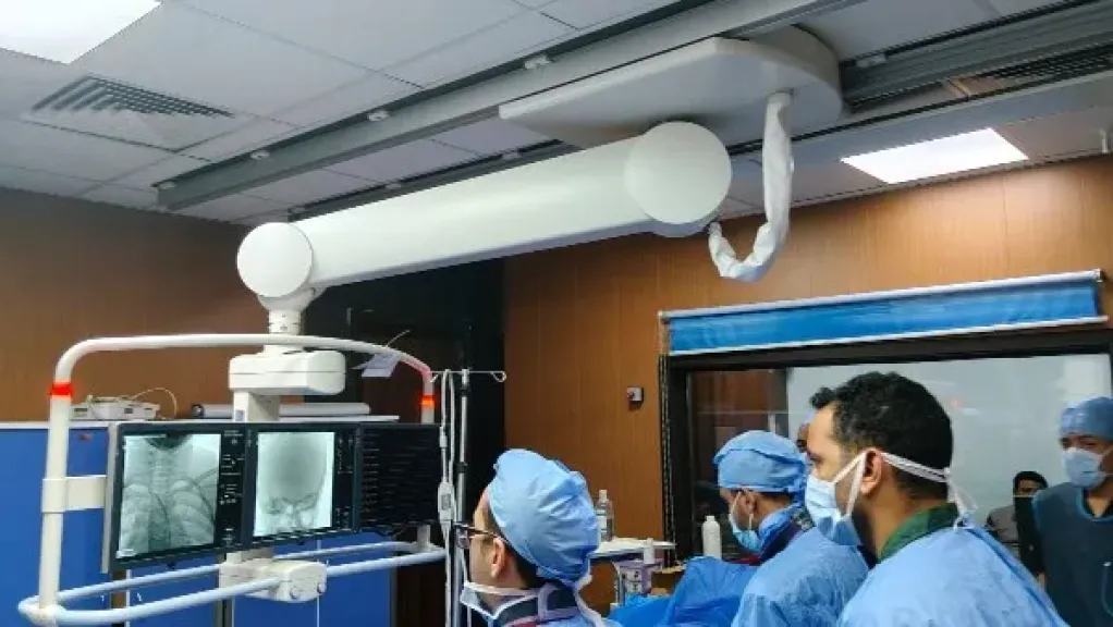 الرعاية الصحية: نجاح أول عملية سحب جلطة حادة بالمخ بمستشفى طيبة التخصصي بإسنا