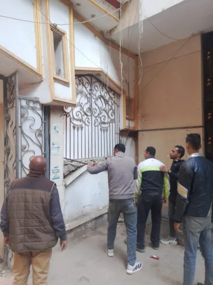 حملات مكبرة لإزالة العقارات المخالفة والتعديات بحي الهرم في الجيزة