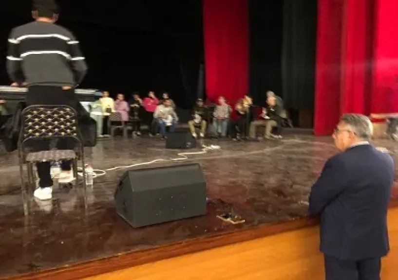 محافظ الدقهلية يتفقد قصر ثقافة المنصورة لمتابعه أعمال تطويره