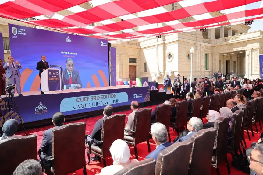 ​وزير التعليم العالي ومحافظ الجيزة يفتتحان ملتقى توظيف جامعة القاهرة بمشاركة 130 شركة