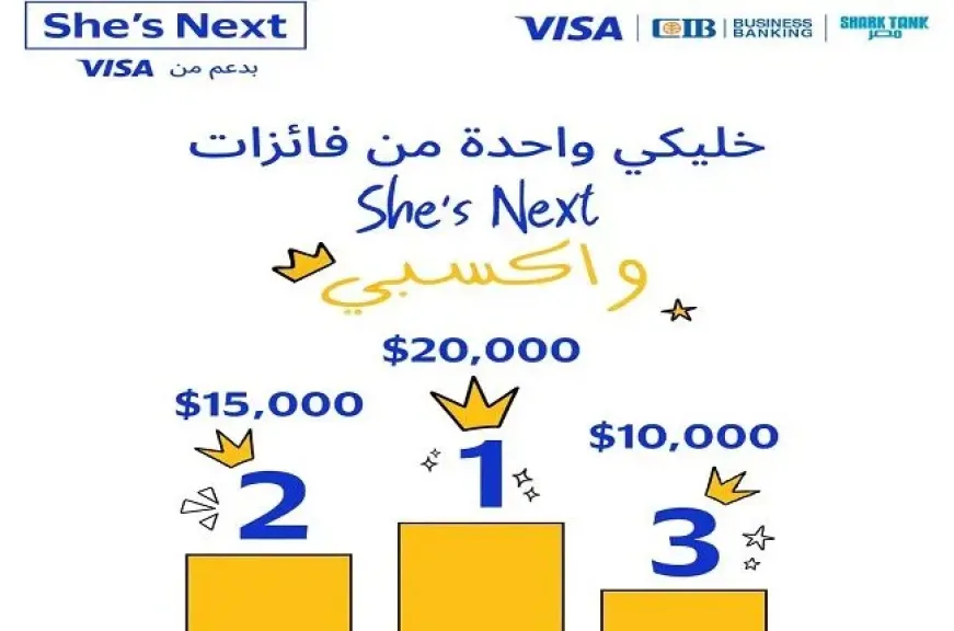 البنك التجاري الدولي CIB يواصل فتح باب التقديم على مبادرة «She’s Next 2026» بجوائز تصل إلى 20 ألف دولار