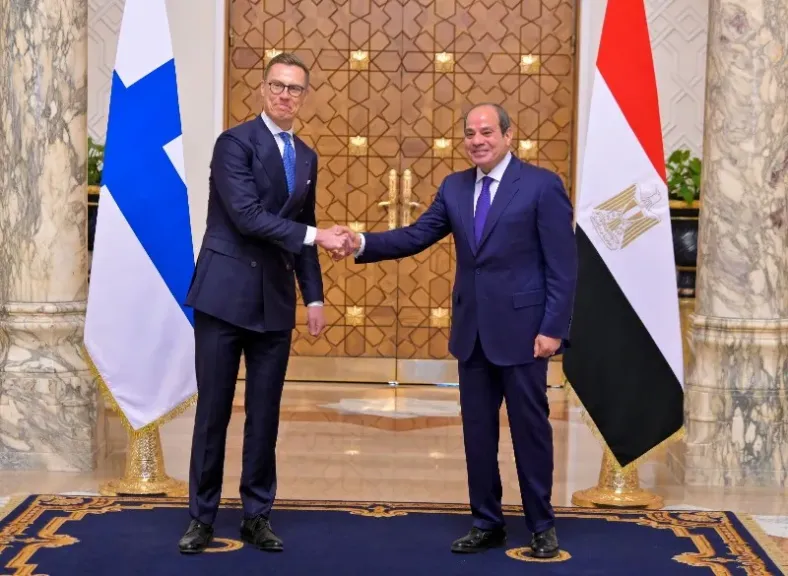 المتحدث الرئاسي ينشر صور استقبال الرئيس السيسي لنظيره الفنلندي بقصر الاتحادية