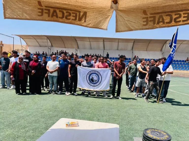 جامعة بني سويف الأهلية تشارك في بطولة جامعة النهضة للقوة البدنية ومصارعة الذراعين