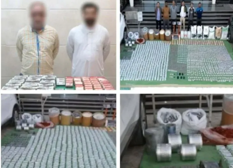 ضبط تشكيل عصابى تخصص فى جلب الأقراص والعقاقير المخدرة بحوزتهم مواد تقدر بـ121 مليون جنيه