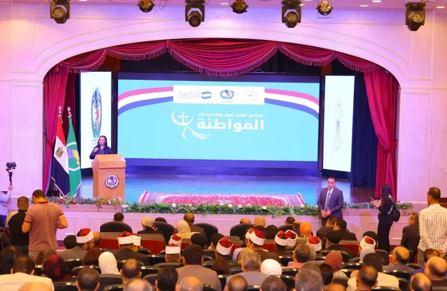 وزيرة التضامن تشهد إنجازات مشروع تعزيز قيم وممارسات المواطنة بالمنيا