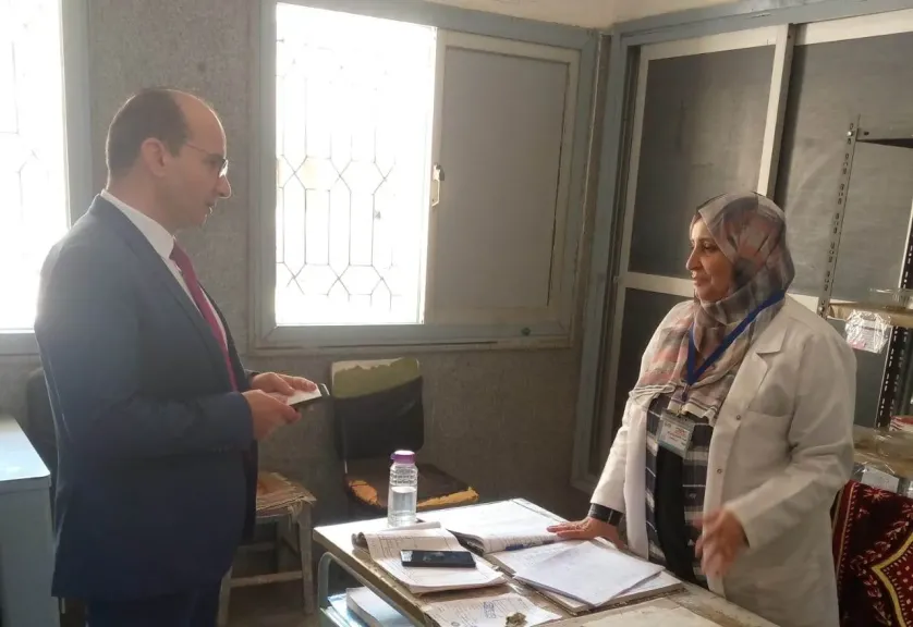 وكيل صحة الدقهلية يتفقد الوحدة الصحية بقرية دميرة في طلخا.. صور