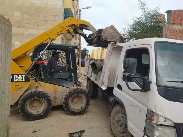 رفع 150 طن قمامة ومخلفات في بسيون بالغربية