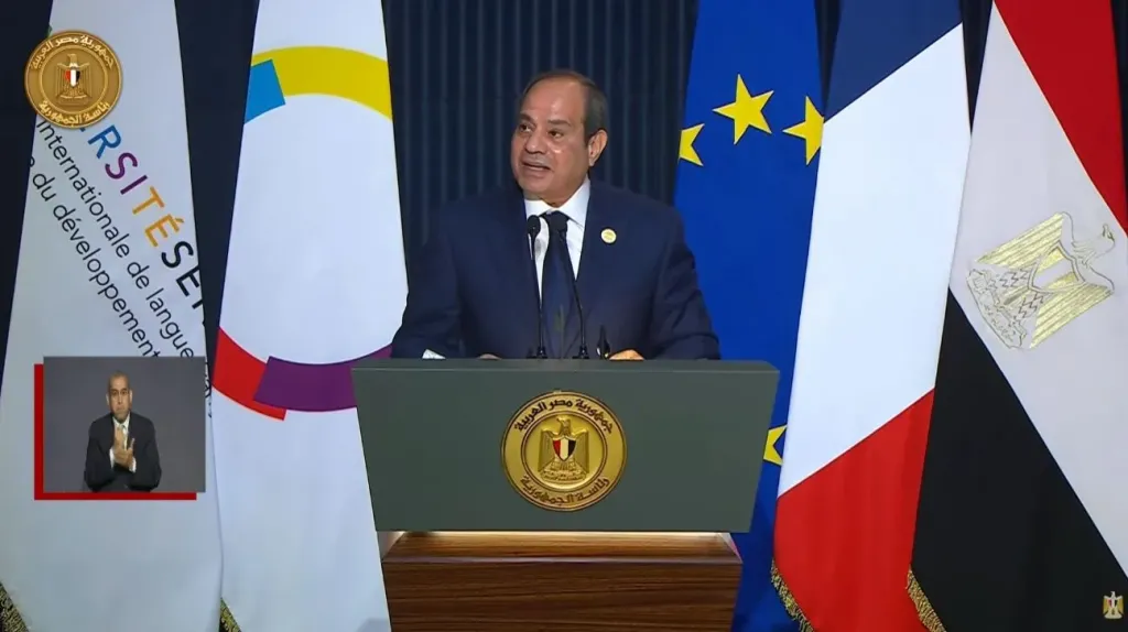 الرئيس السيسي: المقر الجديد لجامعة سنجور دليل على التزام مصر بدعم جهود التنمية