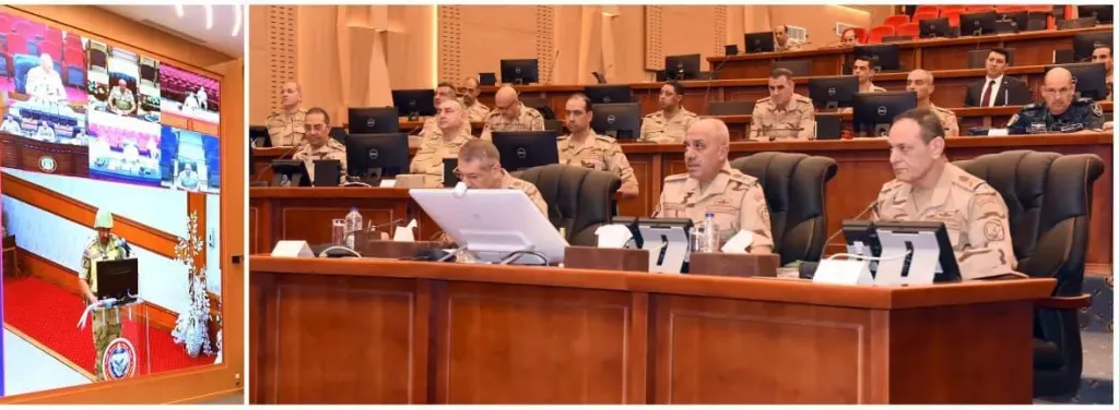 وزير الدفاع يشهد تنفيذ المرحلة الرئيسية لمشروع مراكز القيادة التعبوي ”صمود 4”
