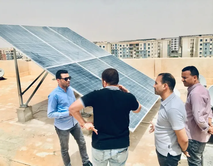 وزيرة الإسكان تتابع تنفيذ 37 محطة طاقة شمسية أعلى عدد من عمارات مبادرة «سكن لكل المصريين» بحدائق العاصمة
