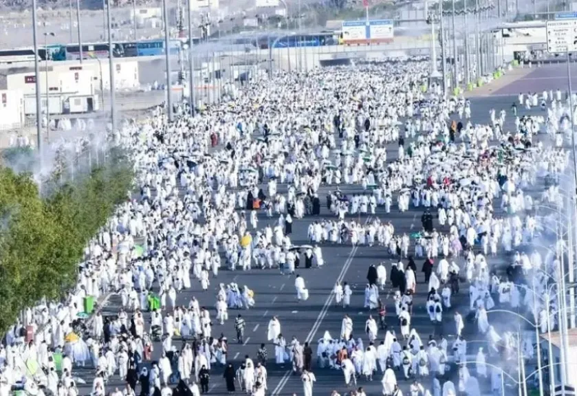 التضامن: نجاح نفرة حجاج الجمعيات الأهلية من عرفات إلى مزدلفة مع غروب شمس يوم عرفة