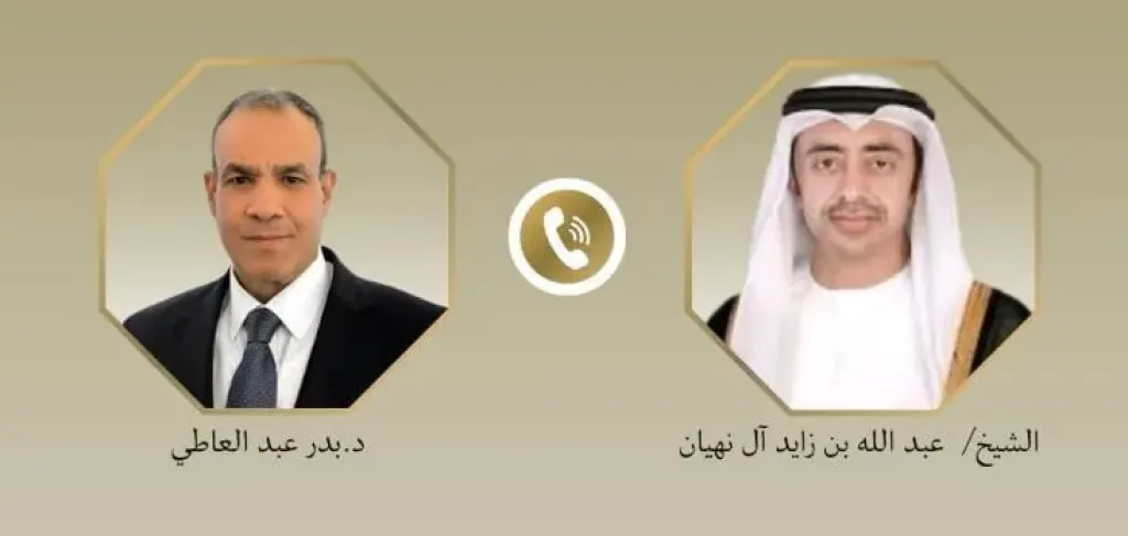 وزير الخارجية يبحث مستجدات الأوضاع الإقليمية مع نظيره الإماراتي