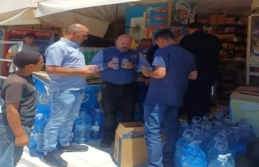 محافظ كفر الشيخ: ضبط 3148 زجاجة مياه معدنية مجهولة المصدر