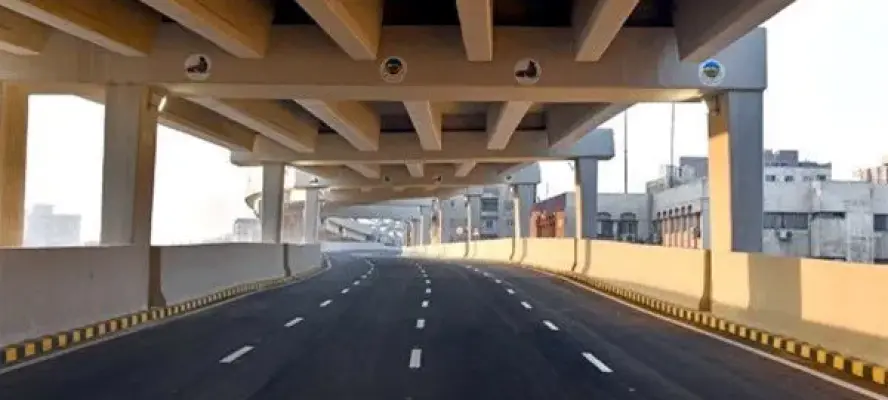 غلق كلي بمطالع محور الفريق كمال عامر وتقاطعه مع محور 26 يوليو