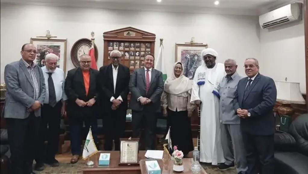 نقيب المهندسين يستقبل وفدًا هندسيًا سودانيًا لبحث تعزيز التعاون المشترك