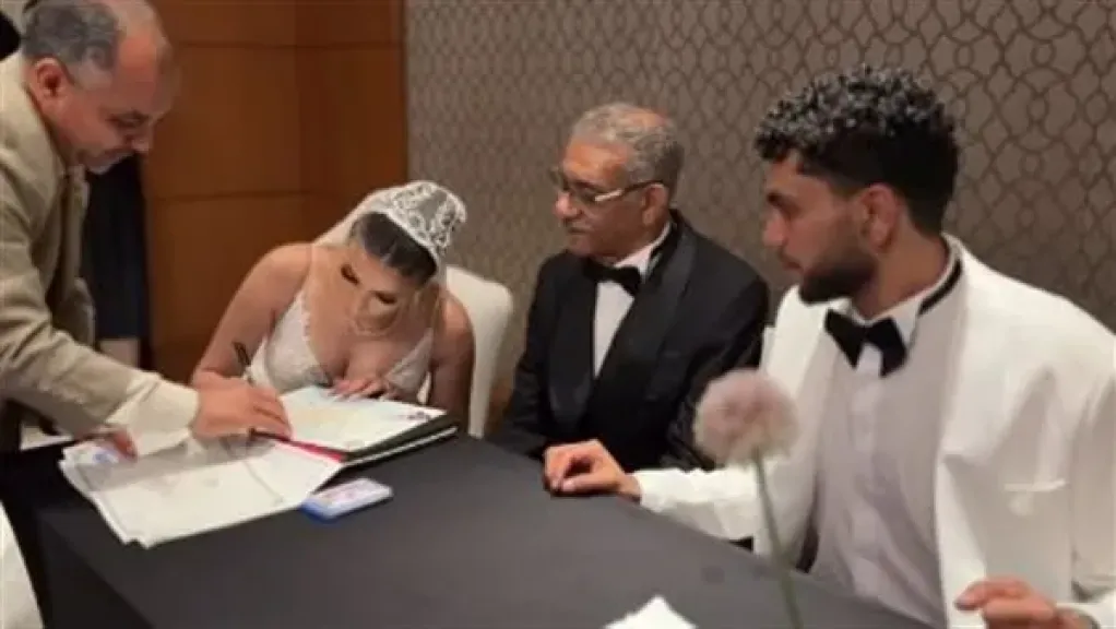 بالصور.. سيد رجب يحتفل بزفاف ابنه زياد