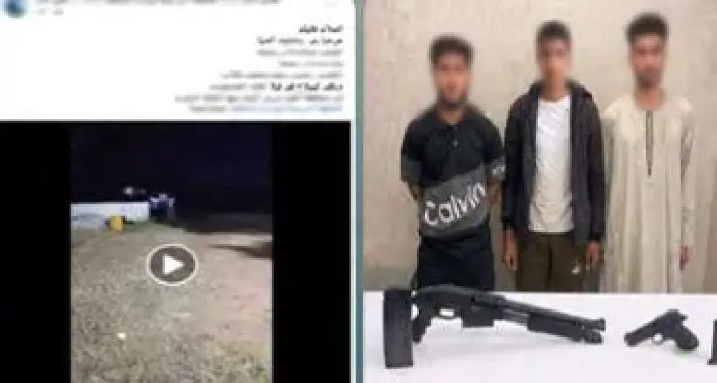 الداخلية تكشف ملابسات إطلاق شخصين النار في الهواء.. وزعم آخر تخزين الأسلحة بالمنيا