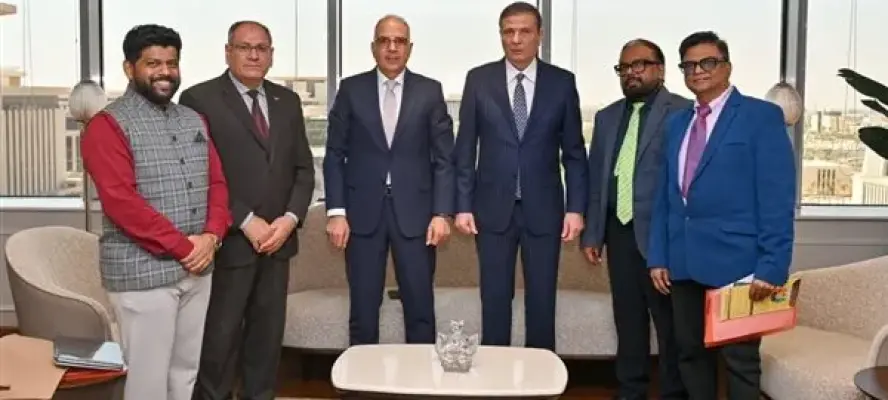 وزيرا الري والزراعة يبحثان مع وفد هندي تعزيز التعاون في الأمن الغذائي
