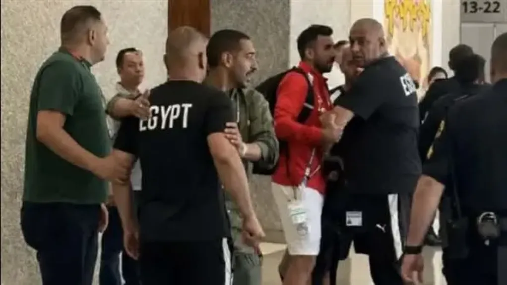 أول رد من القنصلية المصرية على مشادة إبراهيم حسن وشرطي أمريكي في دالاس