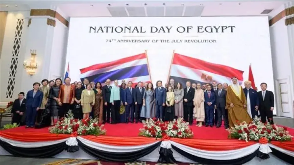 سفارة مصر في بانكوك تحتفل بالعيد الوطني وتؤكد عمق الشراكة بين البلدين