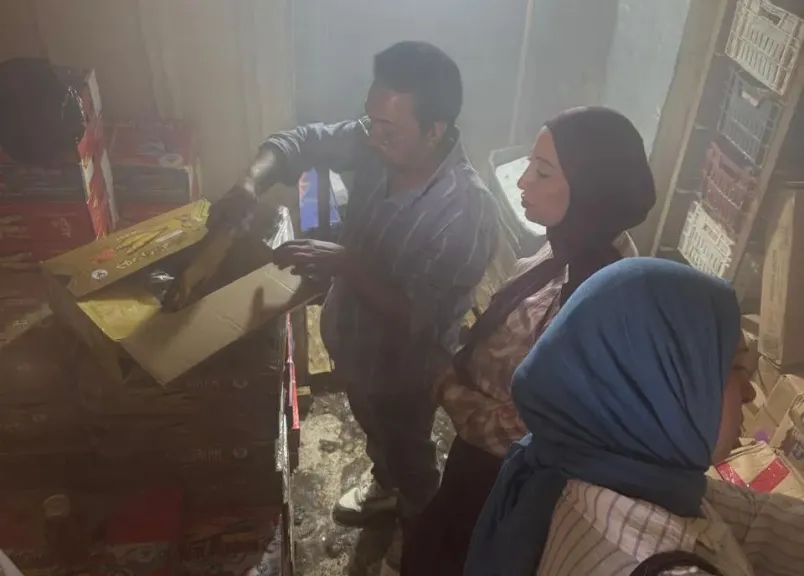 ضبط 574 كجم من مصنعات اللحوم والدجاج والأسماك والرنجة غير الصالحة بمدينة طلخا.. صور
