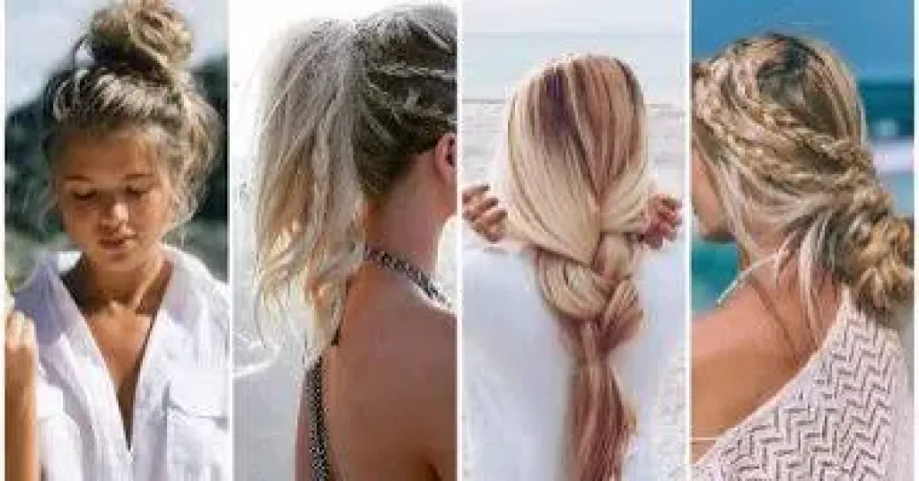 تسريحات شعر أنيقة وعملية تناسب للمصيف