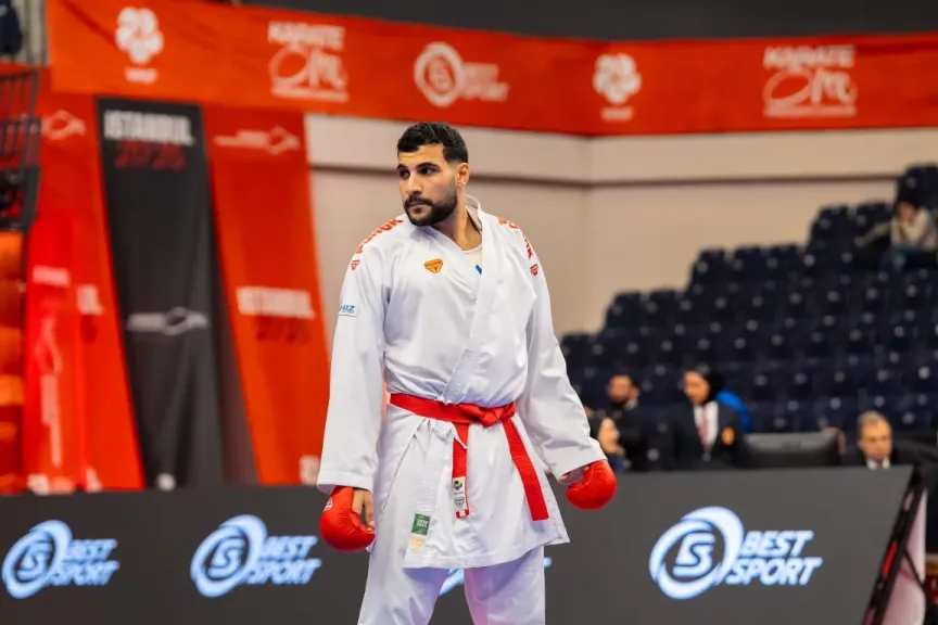 حازم أحمد يتوج بذهبية بطولة الولايات المتحدة الوطنية للكاراتيه